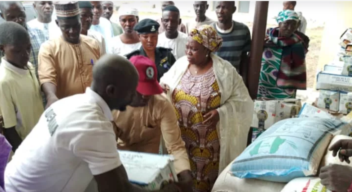 Adamawa govt. distributes relief materials