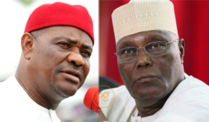Rivers State governor, Nyesom Wike and Atiku Abubakar