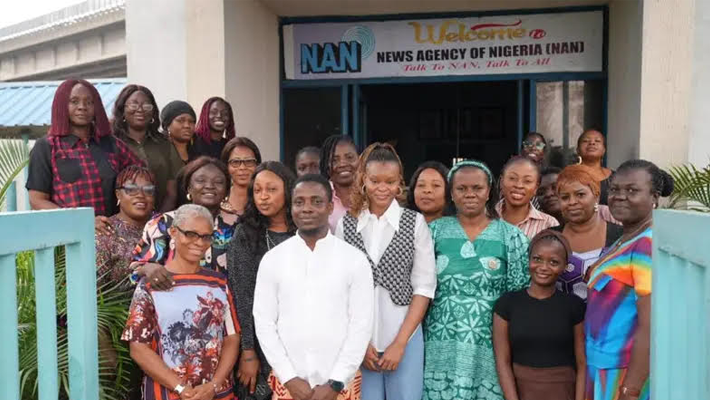 Emmanuella Aston, and News Agency of Nigeria journalists in Lagos
