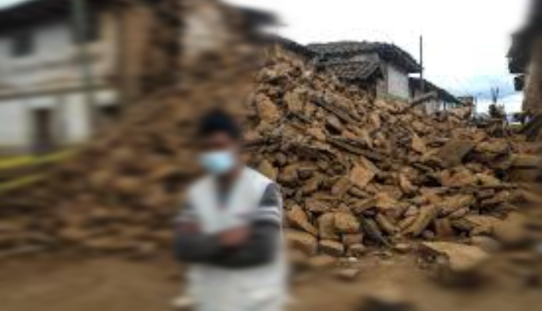 Photo from Peru earthquake site (Credit: Reuters)