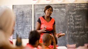 Photo of a teacher teaching students used to illustrate this story