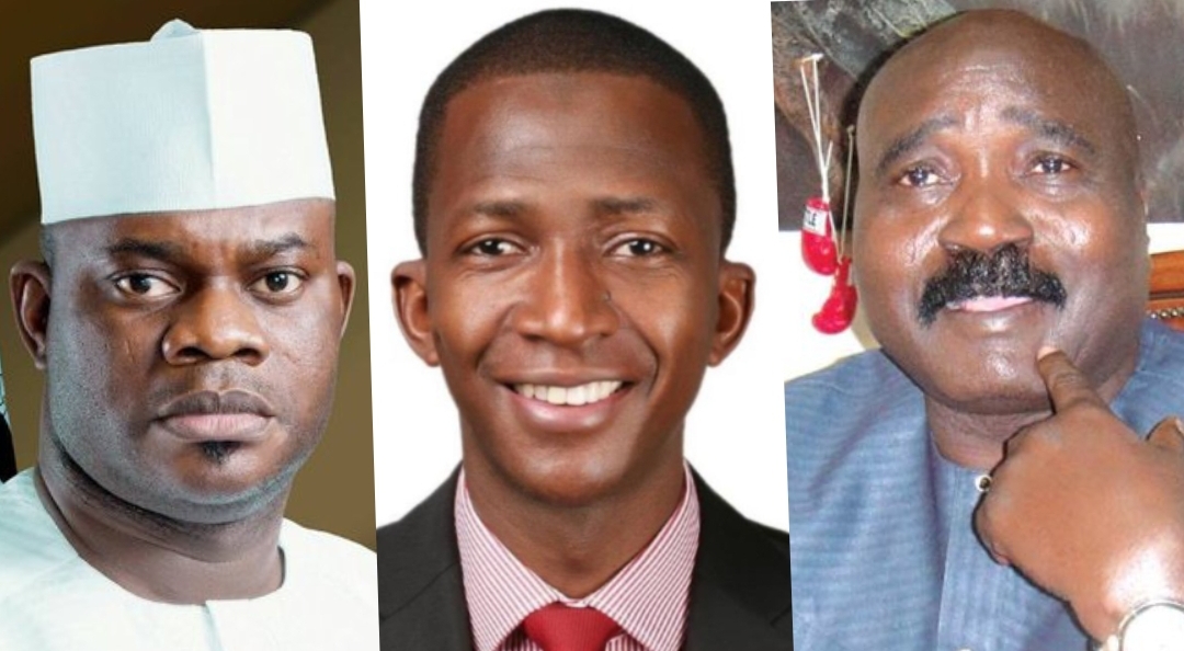 Yahaya Bello, Abdulrasheed Bawa and Lucky Igbinedion