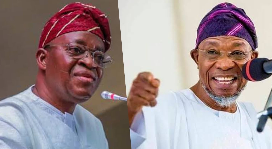 Gboyega Oyetola and Rauf Aregbesola