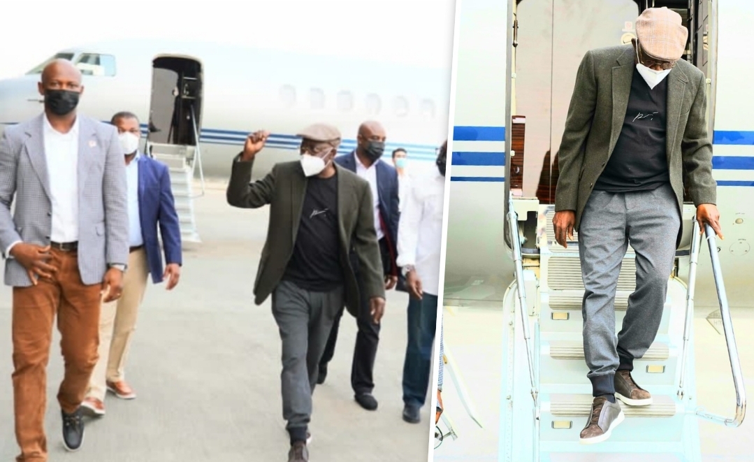 Bola Tinubu returns to Nigeria after London campaign