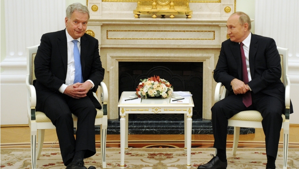 Finland President and Vladimir Putin