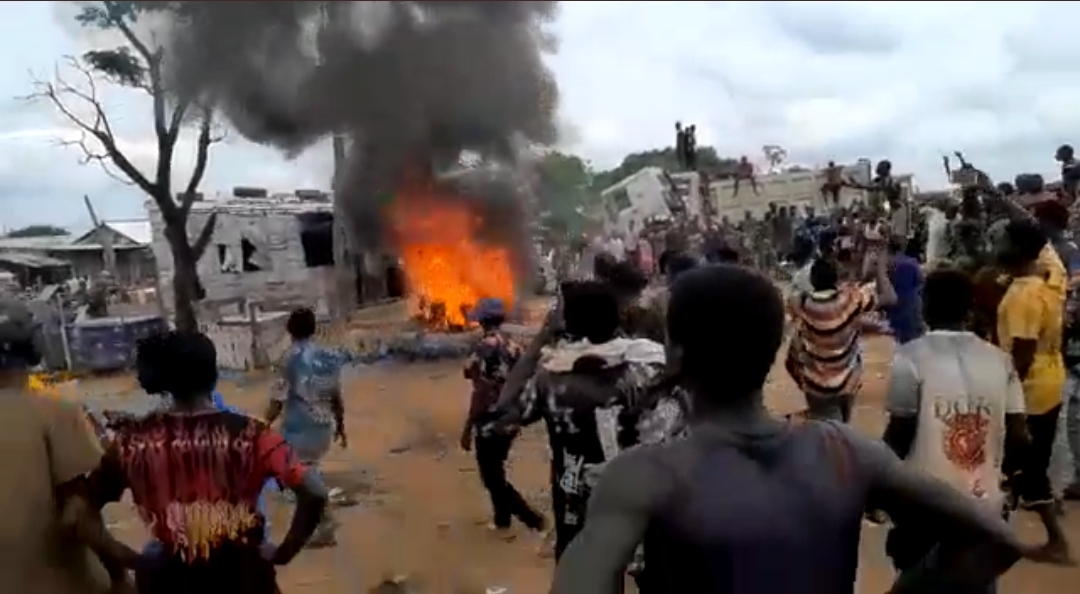 Screenshot from video of incident