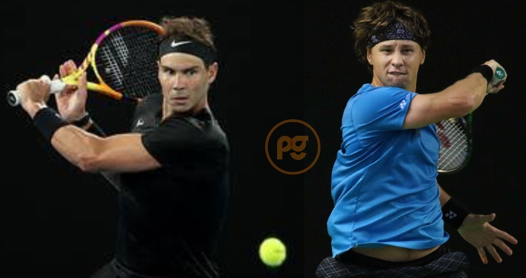 Rafa Nadal and Ricardas Berankis