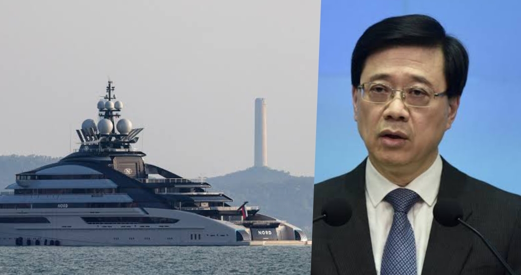 John Lee and Russian Super Yatch