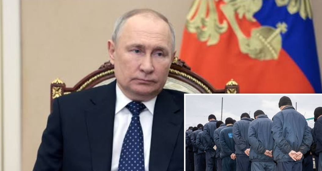Vladimir Putin and Russian prisoners