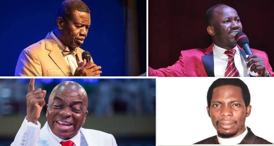 Pastor Enoch Adeboye; Apostel Johnson Suleman; Bishop David Oyedepo and Apostle Paul Okikijesu