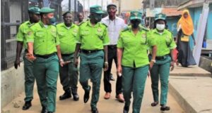Lagos State Environmental Sanitation Corps (LAGESC) officials (Credit: Lagos State Government)