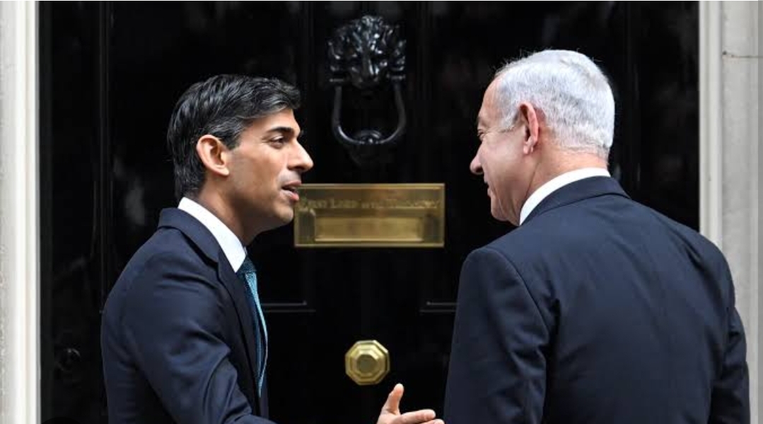 Rishi Sunak and Benjamin Netanyahu