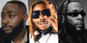 Davido, Asake and Burna Boy