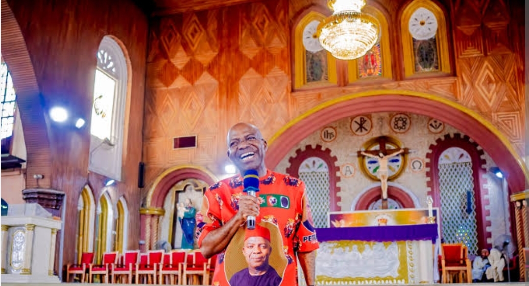 Alex Otti in Church (Credit: Alex Otti)