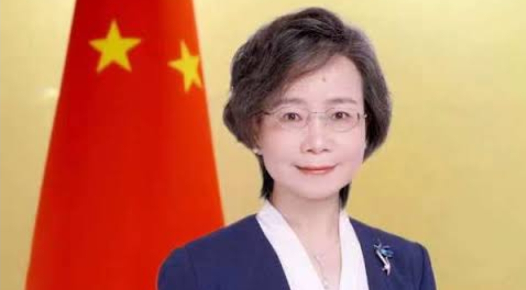 Chinese Ambassador Shen Minjuan (Credit: Facebook)