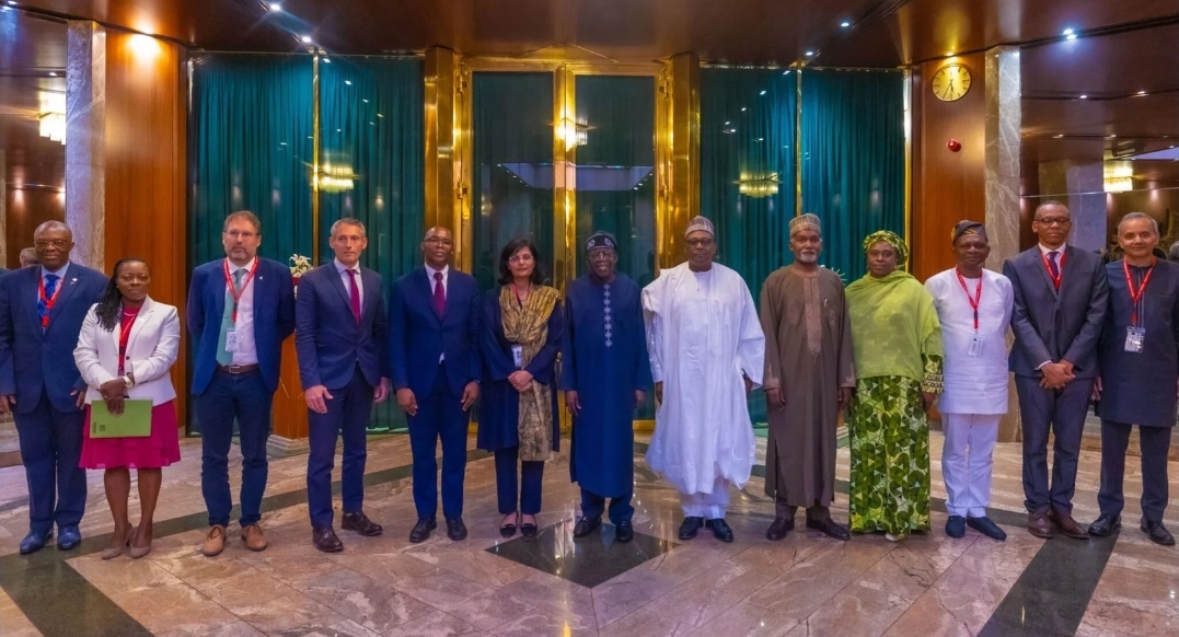 President Bola Tinubu and GAVI delegates (Credit: Presidency)