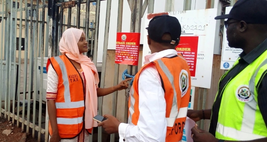 Kaduna Internal Revenue Service officials (Credit: NAN)