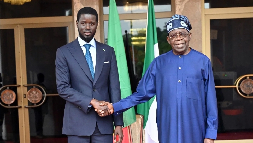 Sennegal President Bassirou Diomaye Faye and President Bola Tinubu (Credit: Nigerian Presidency)