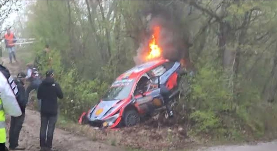 Car explosion used to illustrate