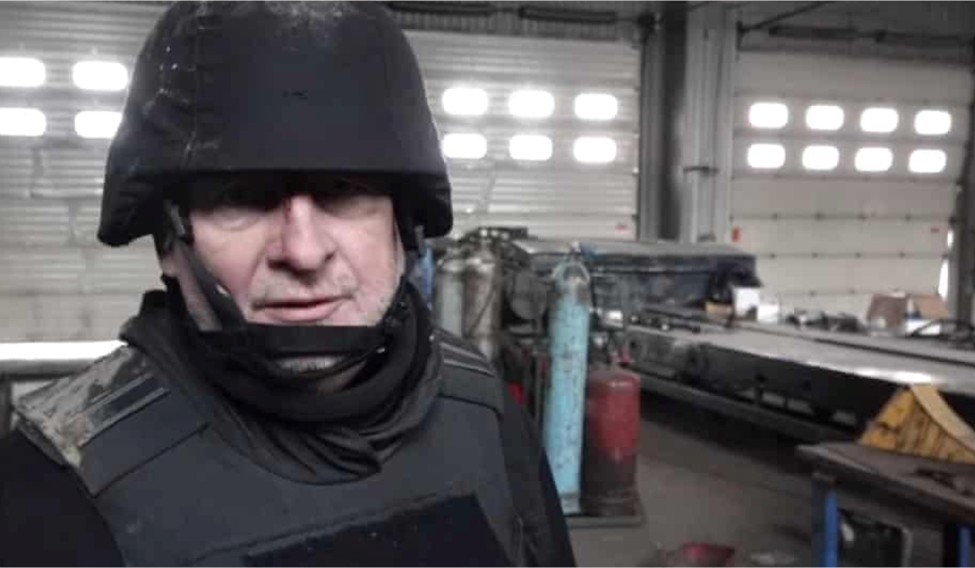 Sky News correspondent Stuart Ramsay