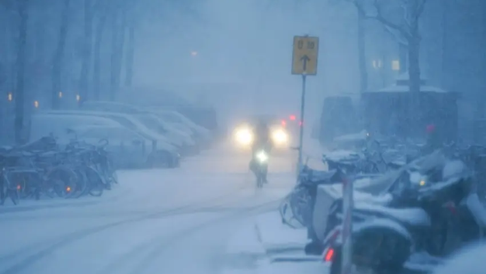 Snow-covered Road