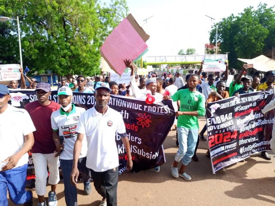 Protesters in Sokoto
