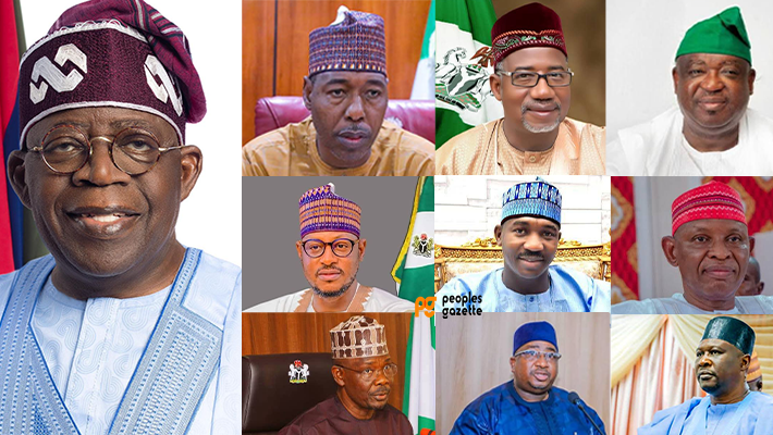 TINUBU AND SOME NORTHERN GOVERNORS