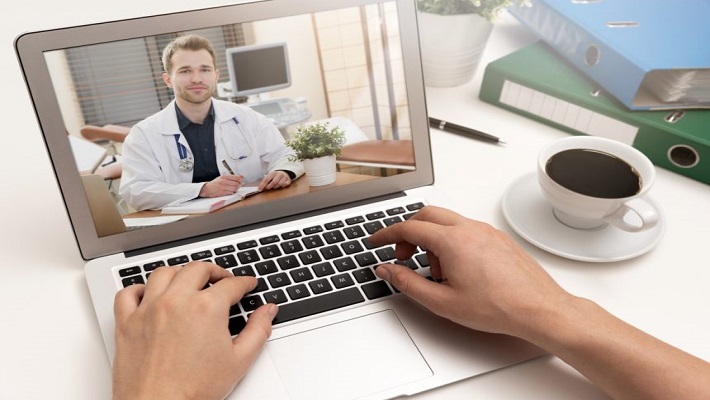 Telemedicine session used to illustrate the story. [PHOTO CREDIT: Neurology adviser]