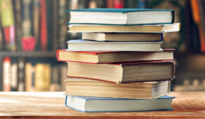 Textbooks used to illustrate the story