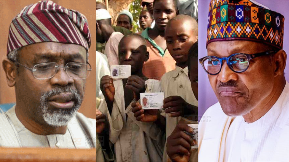 The Speaker of the House of Representative, Femi Gbajabiamila, underaged voters, and President Muhammadu Buhari