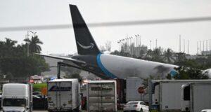 Crashed Amazon cargo plane