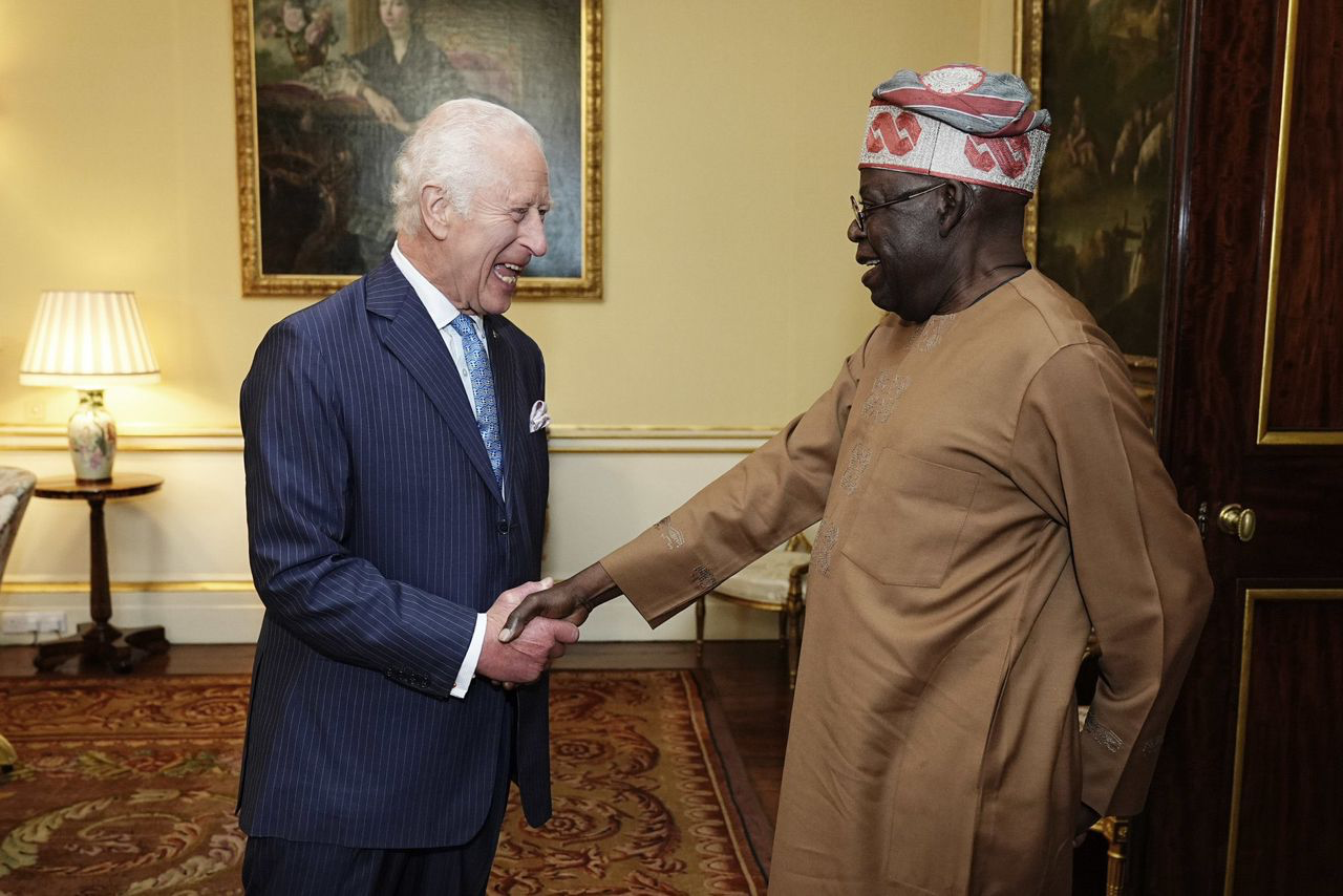 Tinubu meets King Charles III