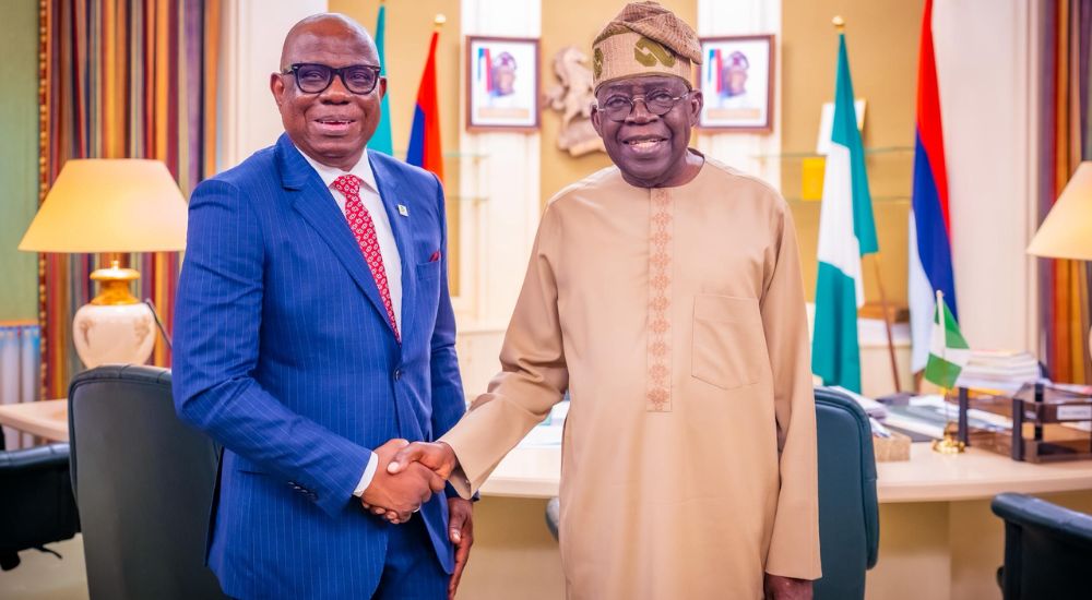 Tinubu with Ojulari