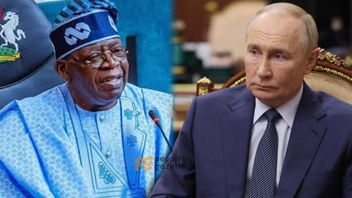 Bola Tinubu and Vladimir Putin