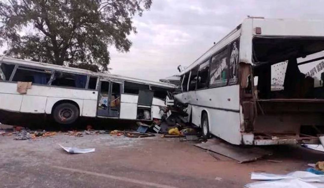 Two buses collided in Gniby, Senegal on Sunday
