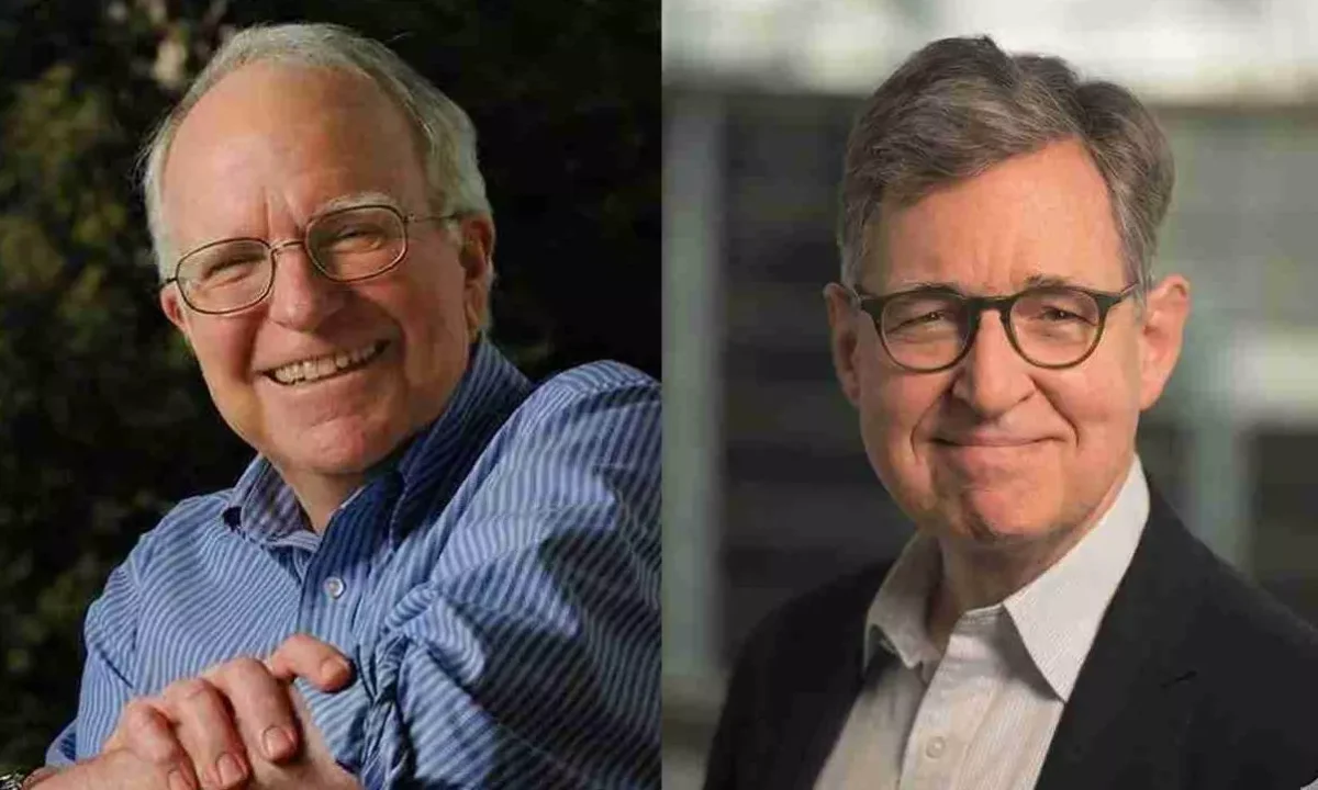 Robert E Hall (Wikimedia Commons) and Michael Woodford (Columbia University blog page)