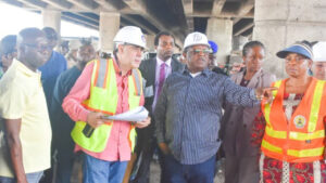 UMAHI INSPECTING ROAD PROJECT