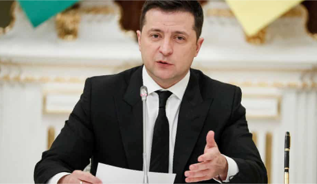 Ukrainian President, Volodymyr Zelensky