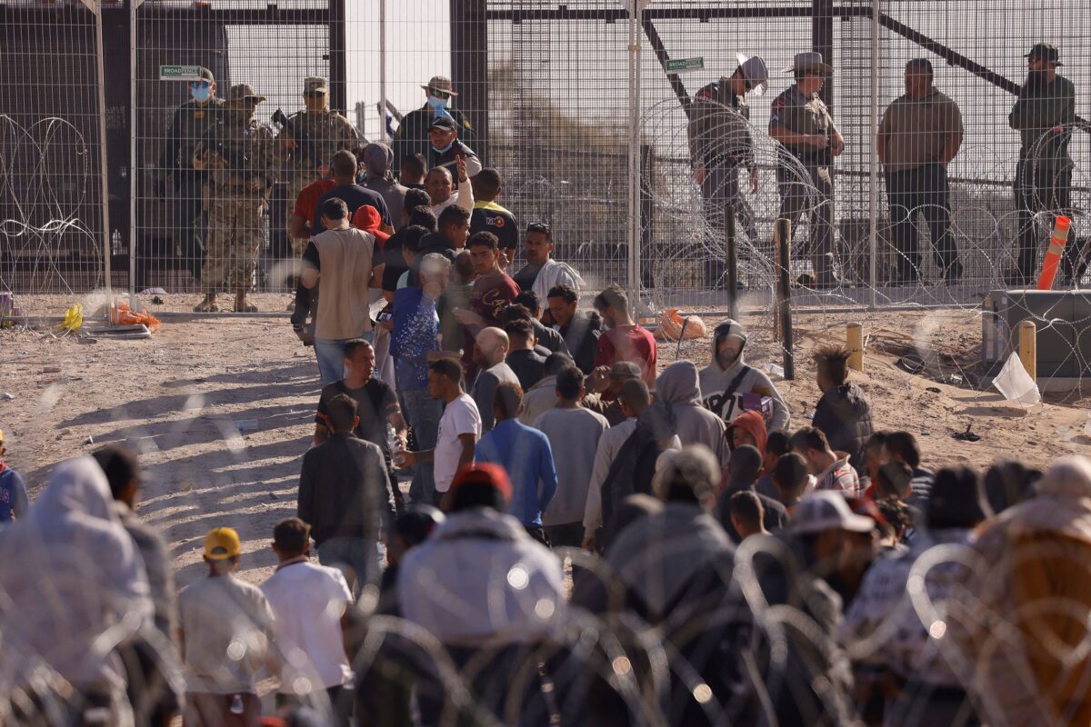 Undocumented immigrants at U.S. border
