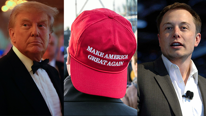 Trump, MAGA hat, Elon Musk