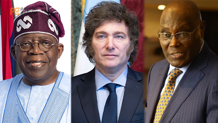 Tinubu, Milei and Atiku