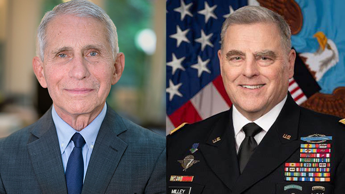 Anthony Fauci and General Mark Milley