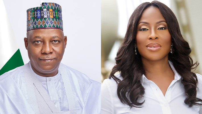Vice President Kashim Shettima and Mo Abudu