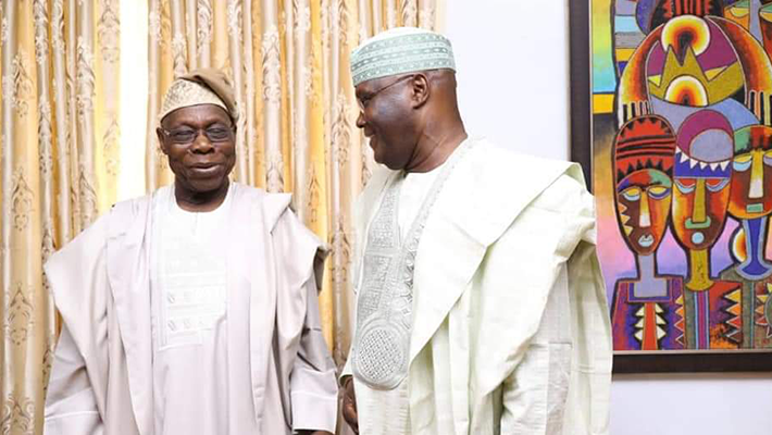 Atiku with Obasanjo