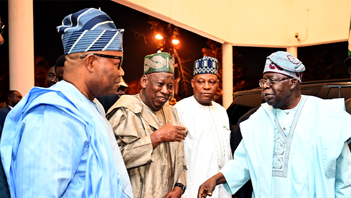 President Bola Tinubu, Shettima, Ganduje, Akpabio