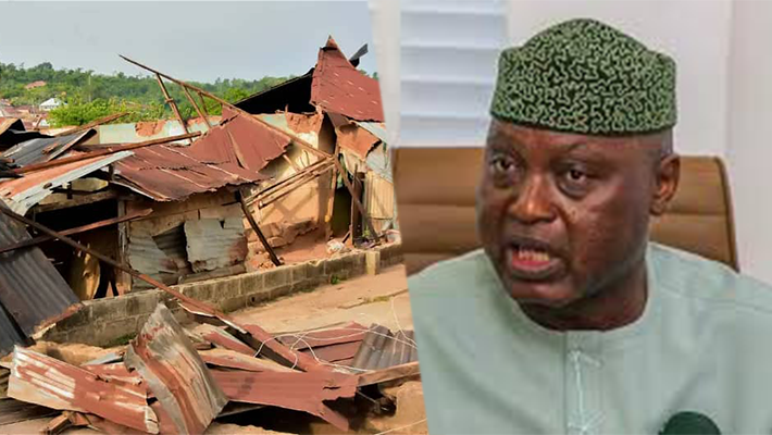 Rainstorm in Ekiti/ Governor Biodun Oyebanji