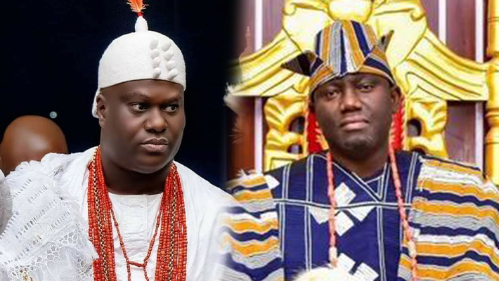 Alaafin of Oyo, Oba Abimbola Akeem Owoade and Ooni of Ife, Oba Enitan Adeyeye Ogunwusi