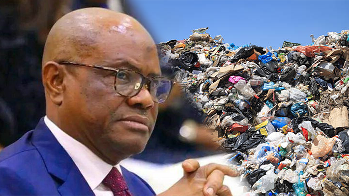 Wike; heap of waste in Abuja