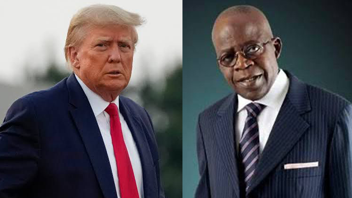 Trump and Tinubu in suit