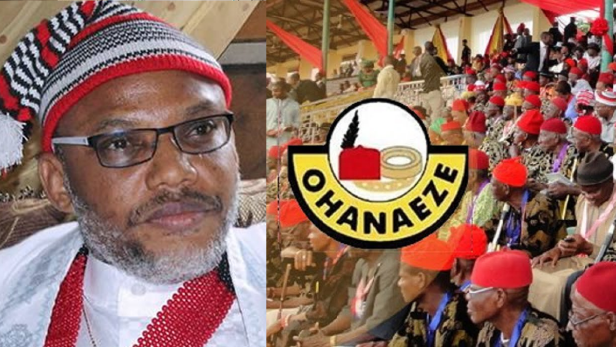 Ohanaeze leaders and Kanu